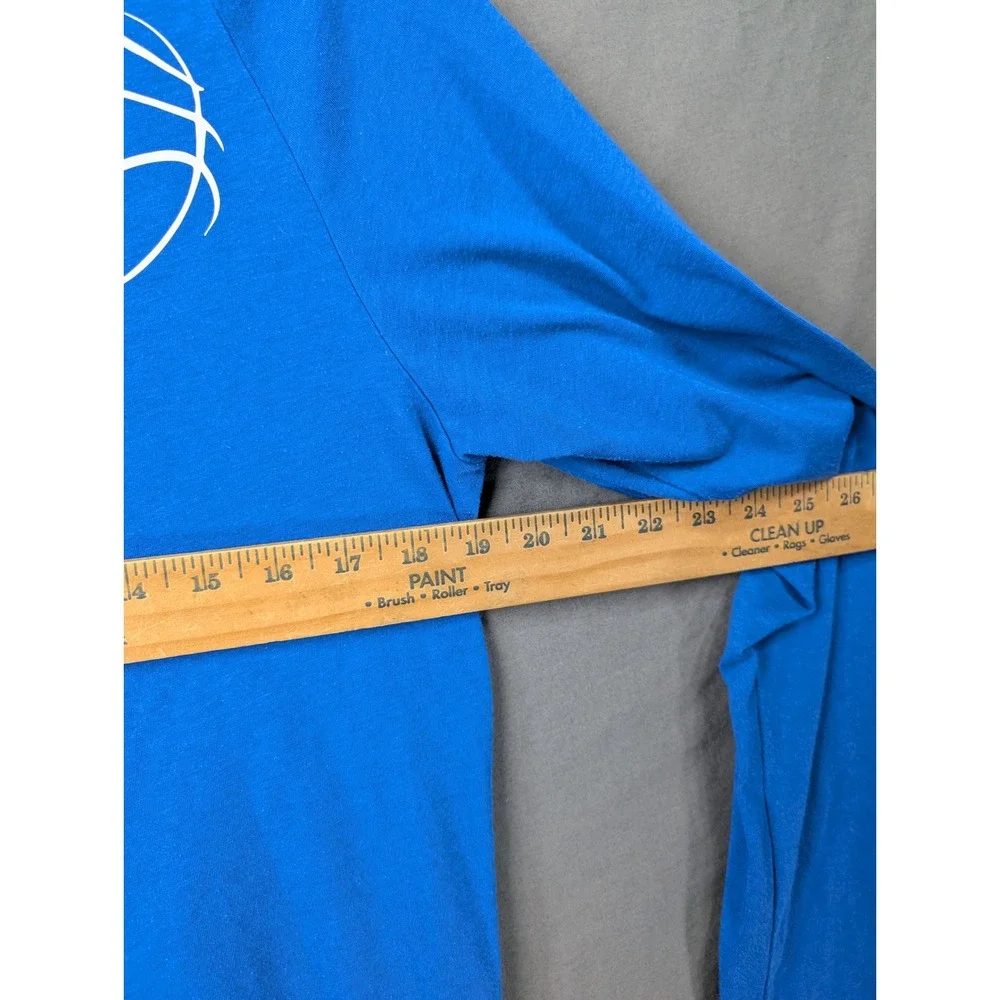 Jordan Mens Blue Dri-FIT Basketball Hoodie Size Medium